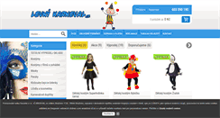 Desktop Screenshot of levnykarneval.cz